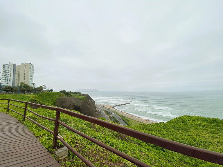 Depto Malecon de la Marina en Miraflores 3 dorm vista al mar